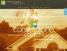 Tablet Screenshot of cornerstonect.org